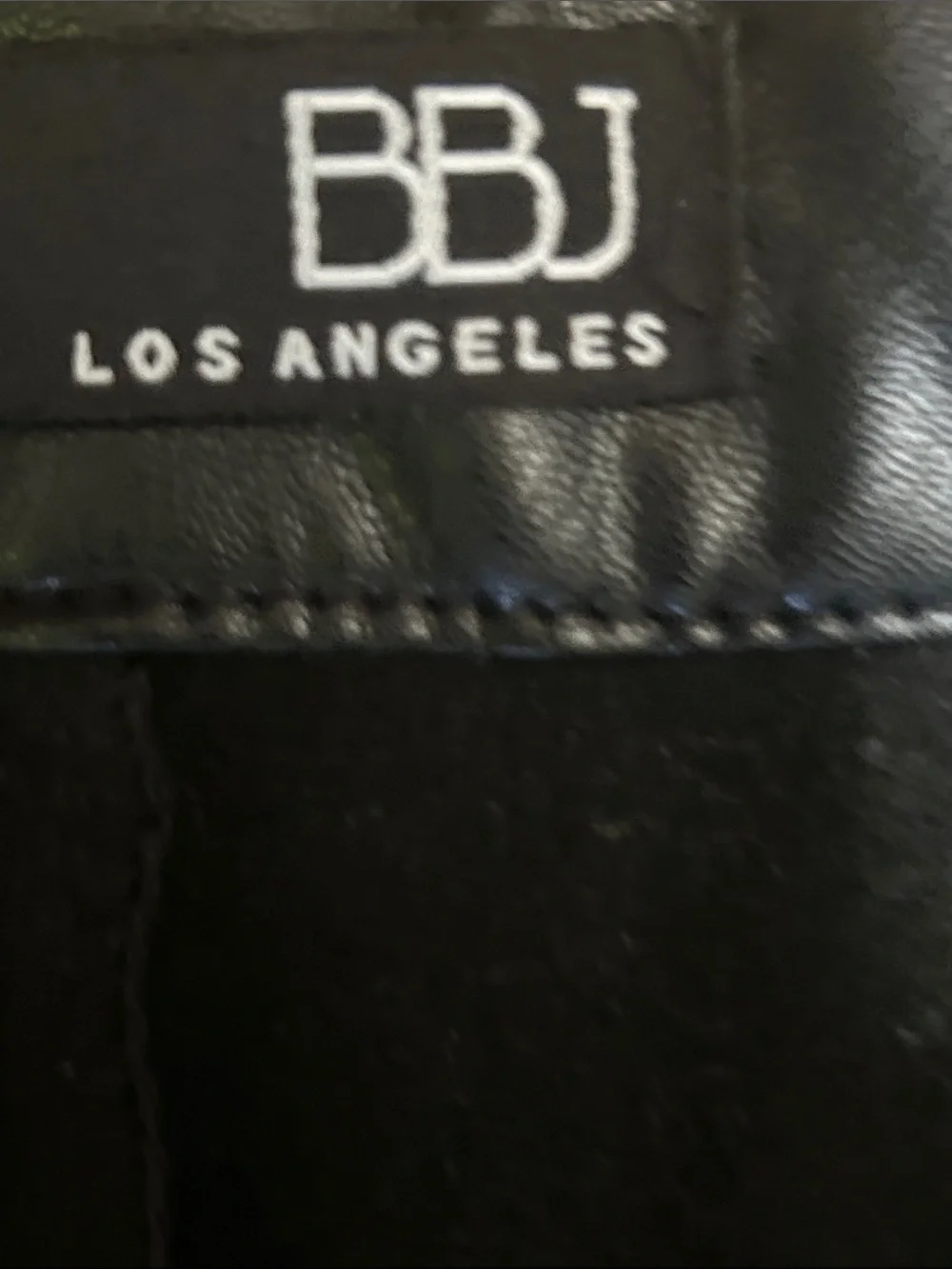 BBJ Los Angeles black faux